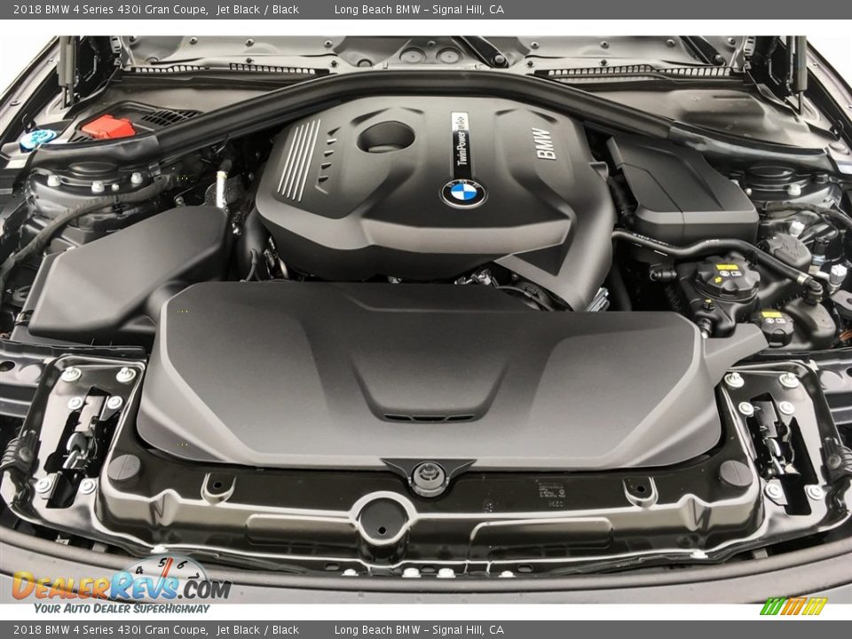 2018 BMW 4 Series 430i Gran Coupe Jet Black / Black Photo #8