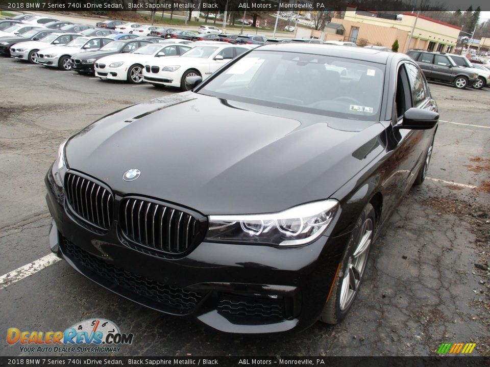 2018 BMW 7 Series 740i xDrive Sedan Black Sapphire Metallic / Black Photo #7