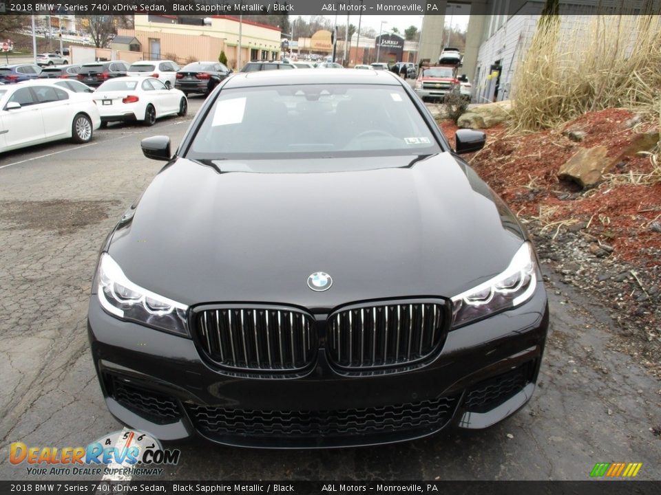 2018 BMW 7 Series 740i xDrive Sedan Black Sapphire Metallic / Black Photo #8