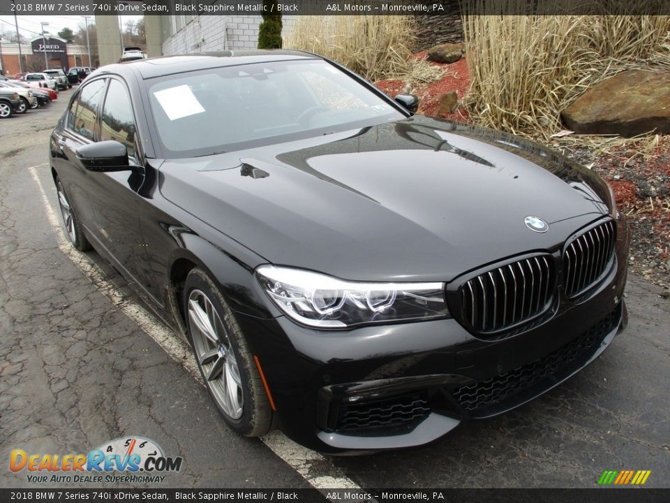 2018 BMW 7 Series 740i xDrive Sedan Black Sapphire Metallic / Black Photo #9