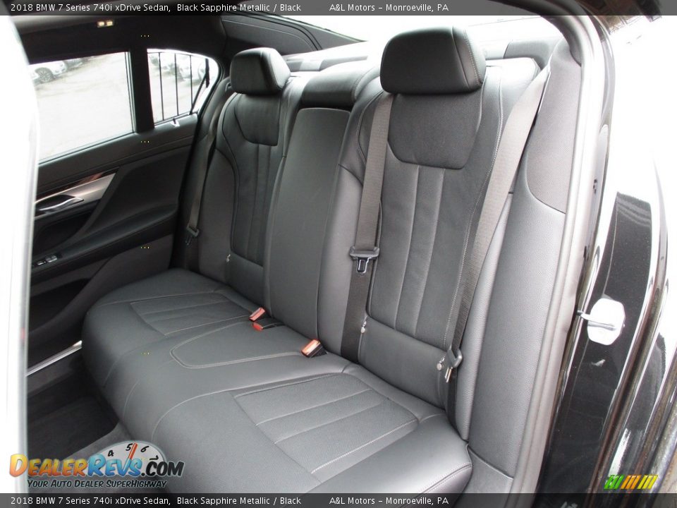 2018 BMW 7 Series 740i xDrive Sedan Black Sapphire Metallic / Black Photo #14