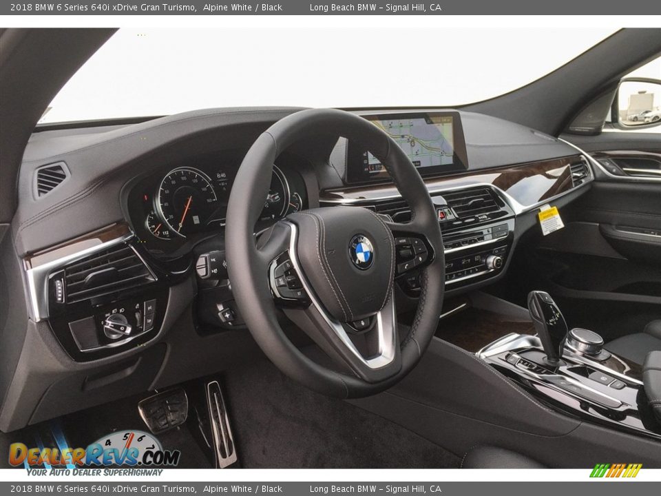2018 BMW 6 Series 640i xDrive Gran Turismo Alpine White / Black Photo #5