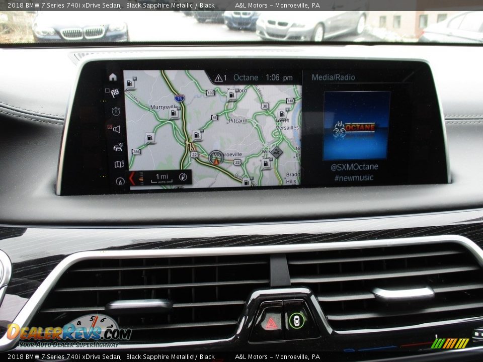 2018 BMW 7 Series 740i xDrive Sedan Black Sapphire Metallic / Black Photo #16