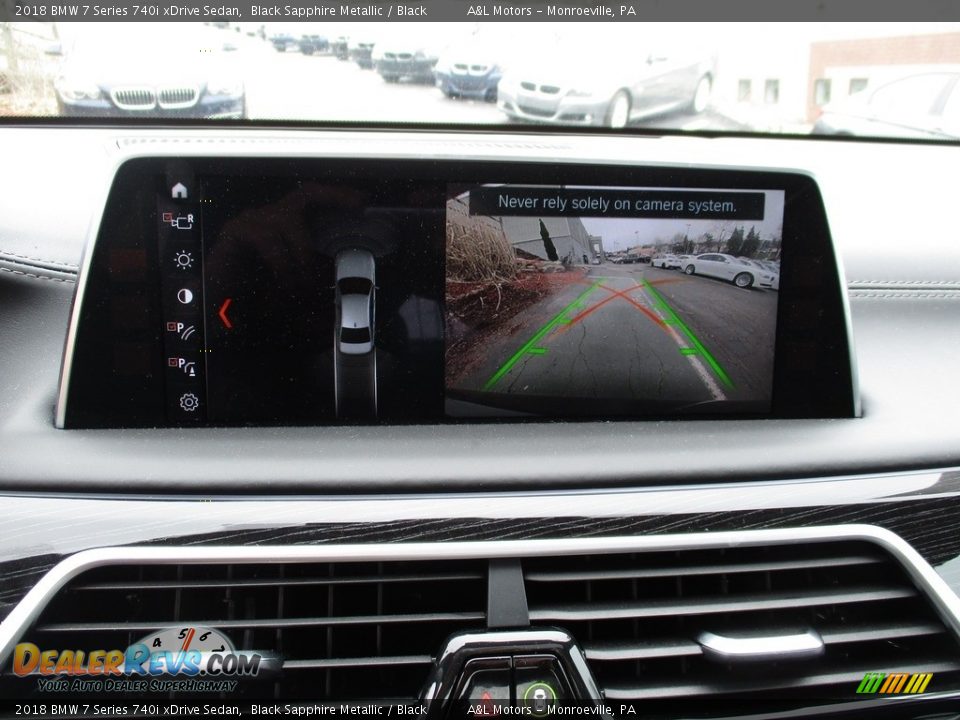 2018 BMW 7 Series 740i xDrive Sedan Black Sapphire Metallic / Black Photo #18