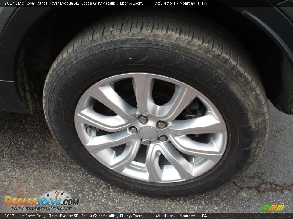 2017 Land Rover Range Rover Evoque SE Scotia Grey Metallic / Ebony/Ebony Photo #10