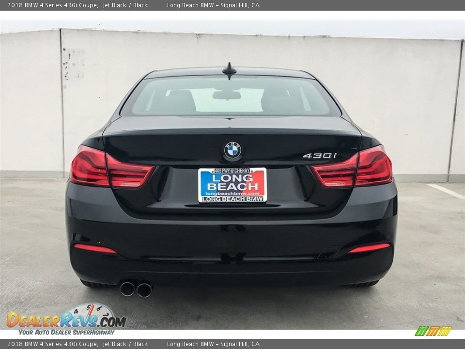 2018 BMW 4 Series 430i Coupe Jet Black / Black Photo #4