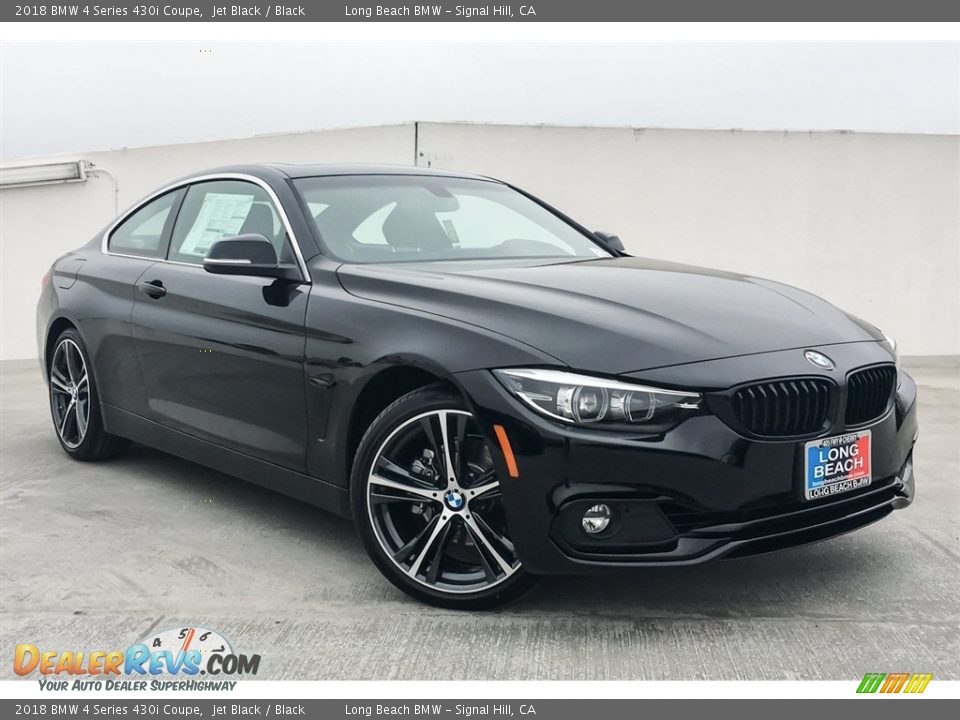 2018 BMW 4 Series 430i Coupe Jet Black / Black Photo #12