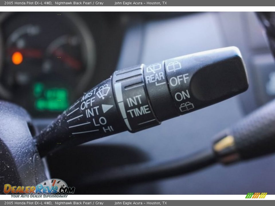 2005 Honda Pilot EX-L 4WD Nighthawk Black Pearl / Gray Photo #33