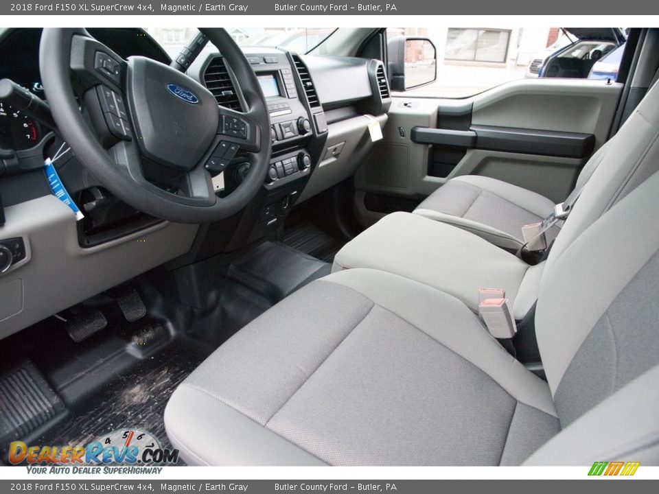 2018 Ford F150 XL SuperCrew 4x4 Magnetic / Earth Gray Photo #7
