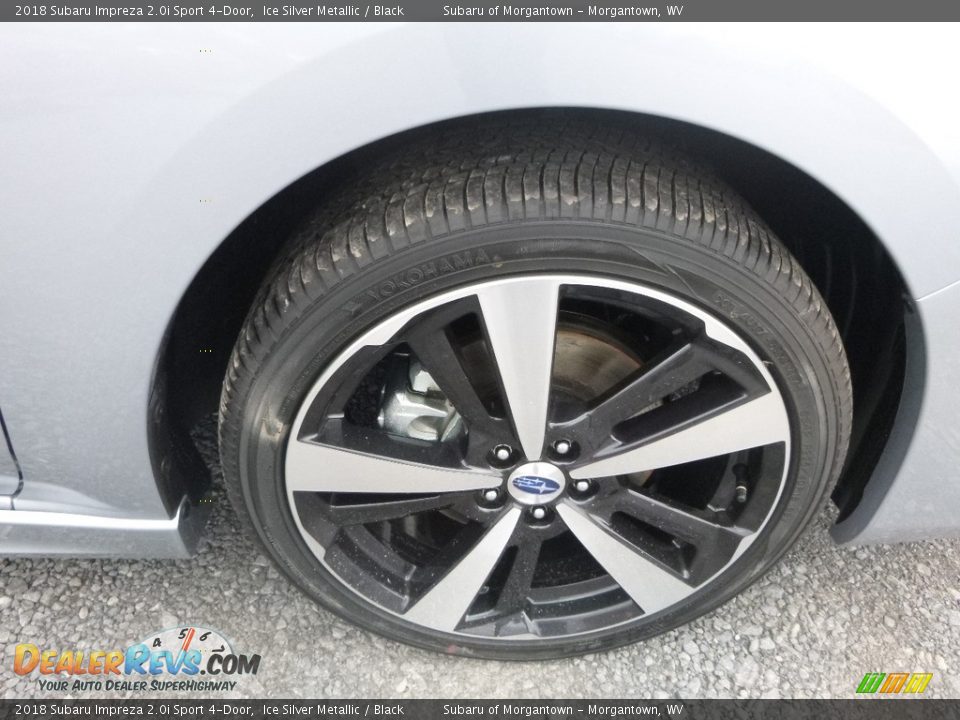 2018 Subaru Impreza 2.0i Sport 4-Door Ice Silver Metallic / Black Photo #2