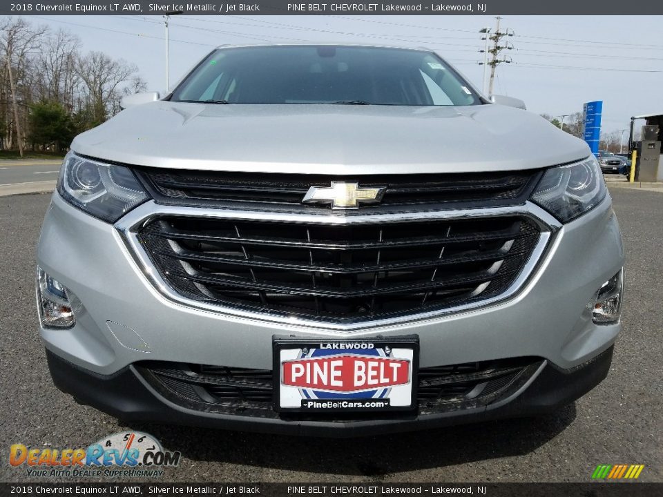 2018 Chevrolet Equinox LT AWD Silver Ice Metallic / Jet Black Photo #2