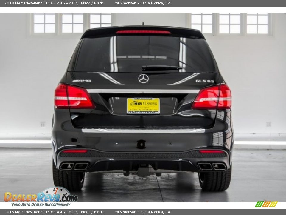 2018 Mercedes-Benz GLS 63 AMG 4Matic Black / Black Photo #3