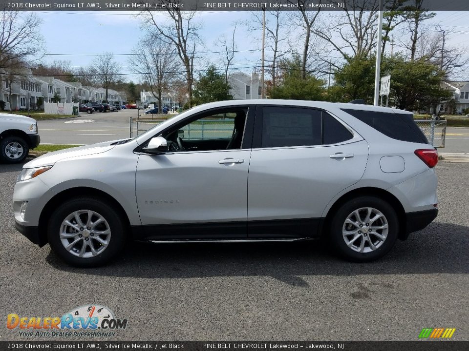 2018 Chevrolet Equinox LT AWD Silver Ice Metallic / Jet Black Photo #3