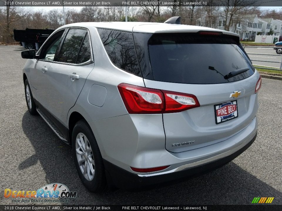 2018 Chevrolet Equinox LT AWD Silver Ice Metallic / Jet Black Photo #4