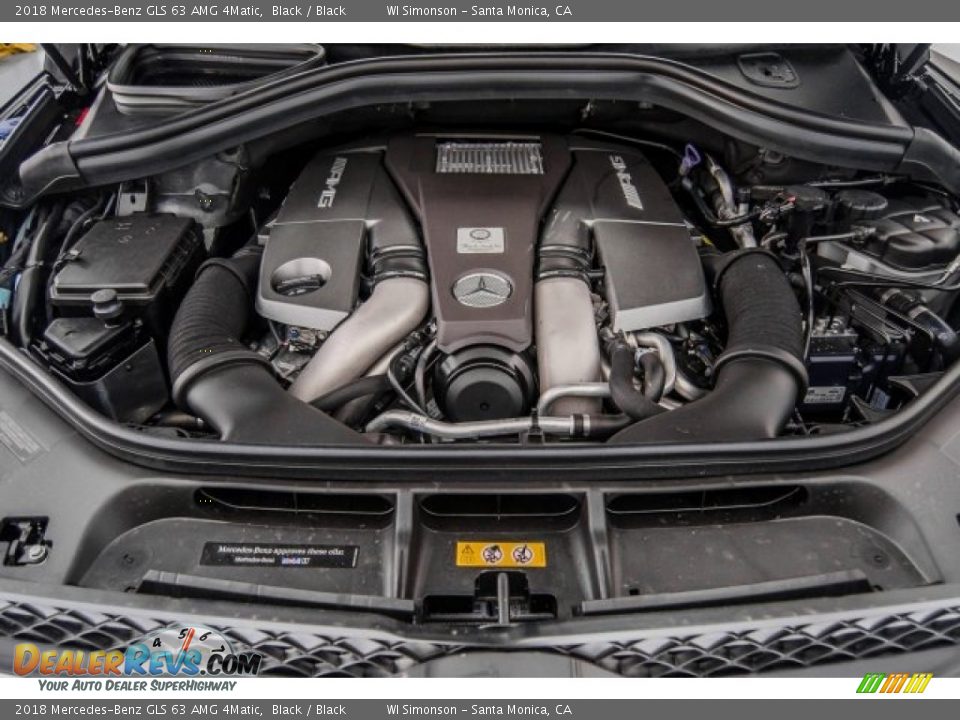 2018 Mercedes-Benz GLS 63 AMG 4Matic 5.5 Liter AMG biturbo DOHC 32-Valve VVT V8 Engine Photo #9