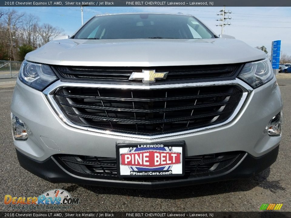 2018 Chevrolet Equinox LT AWD Silver Ice Metallic / Jet Black Photo #2