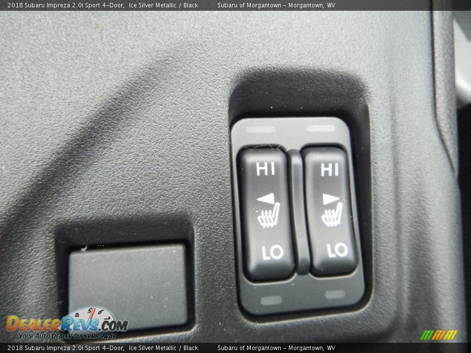 2018 Subaru Impreza 2.0i Sport 4-Door Ice Silver Metallic / Black Photo #19