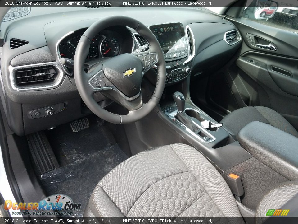 Jet Black Interior - 2018 Chevrolet Equinox LT AWD Photo #7