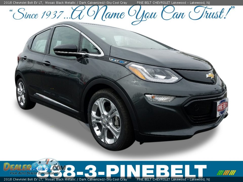 2018 Chevrolet Bolt EV LT Mosaic Black Metallic / Dark Galvanized/­Sky Cool Gray Photo #1