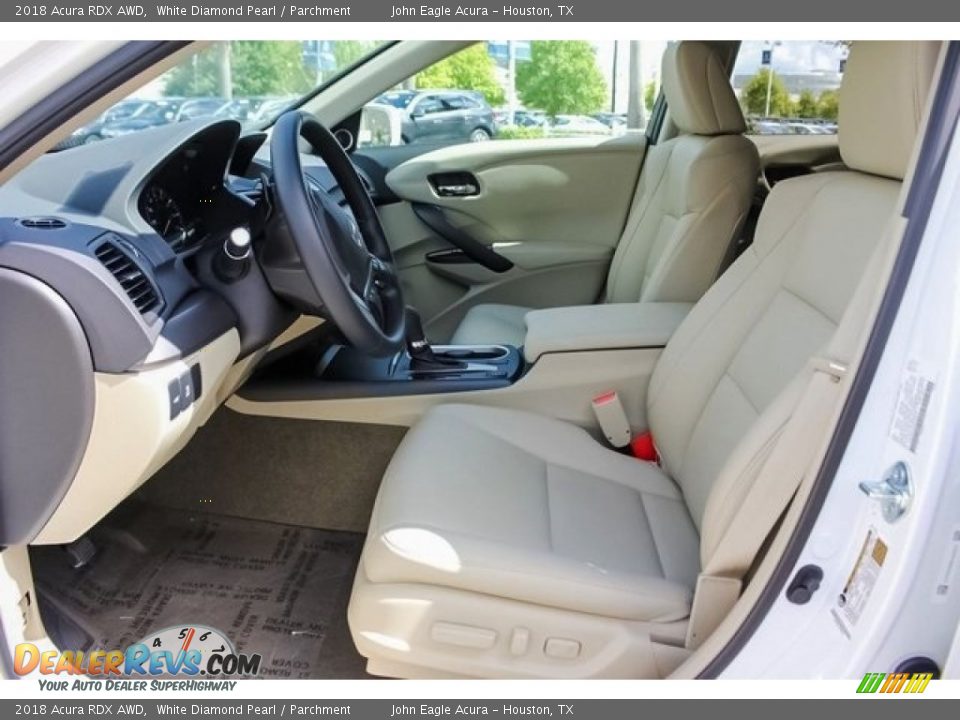 2018 Acura RDX AWD White Diamond Pearl / Parchment Photo #15