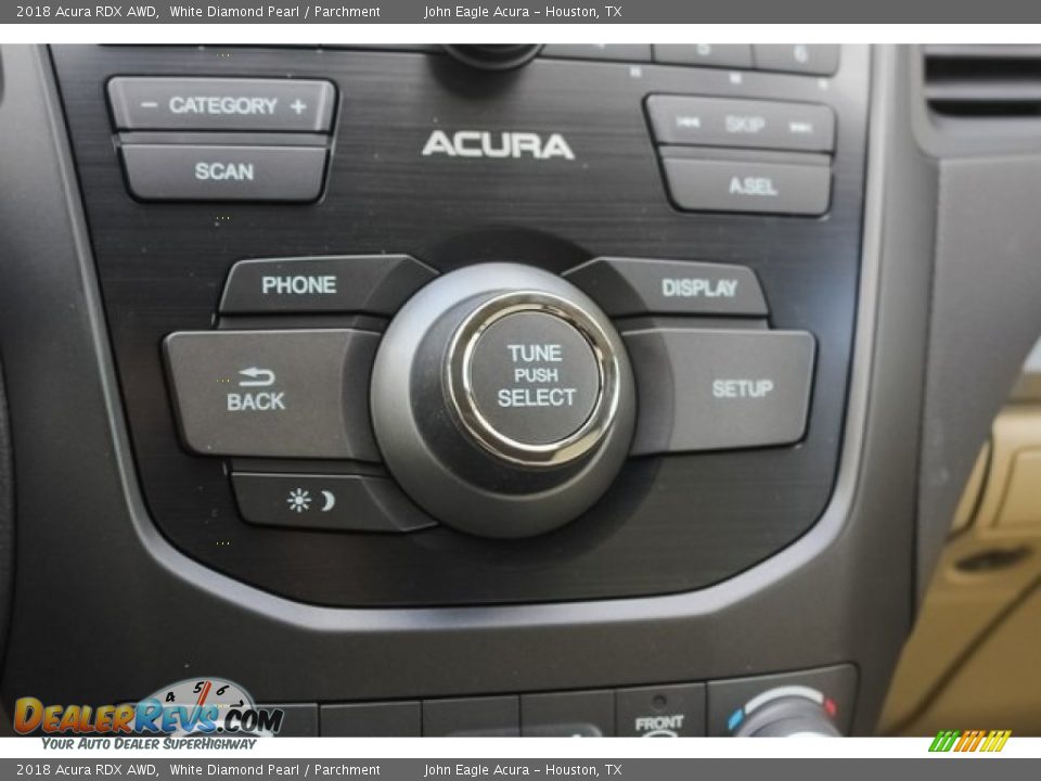 2018 Acura RDX AWD White Diamond Pearl / Parchment Photo #34