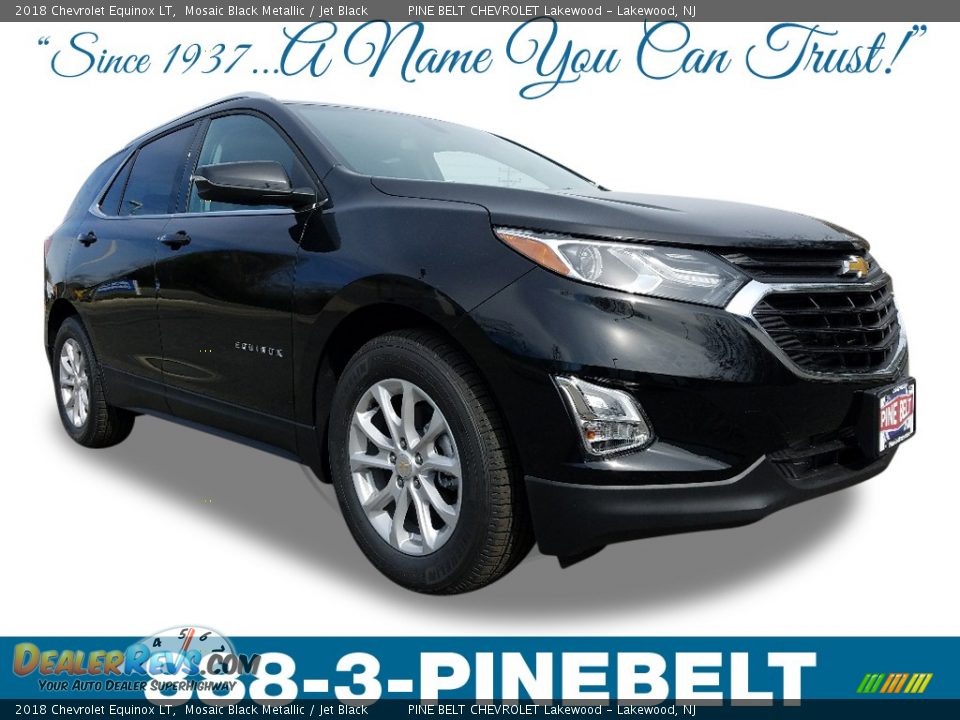 2018 Chevrolet Equinox LT Mosaic Black Metallic / Jet Black Photo #1