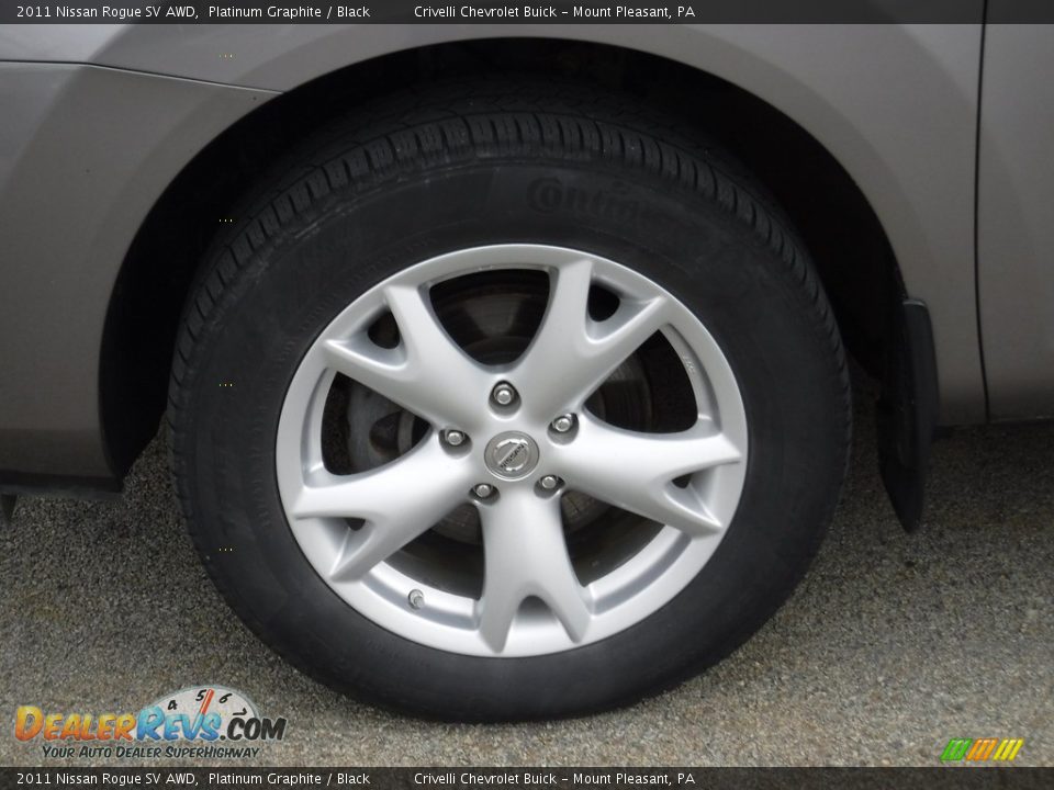2011 Nissan Rogue SV AWD Platinum Graphite / Black Photo #3