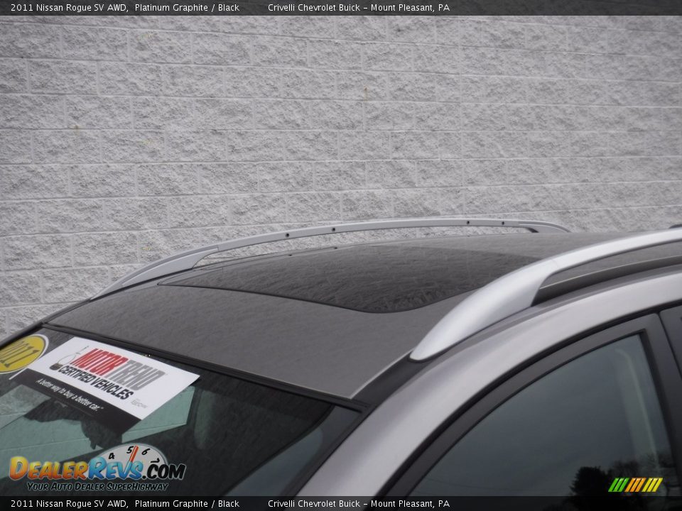 2011 Nissan Rogue SV AWD Platinum Graphite / Black Photo #4