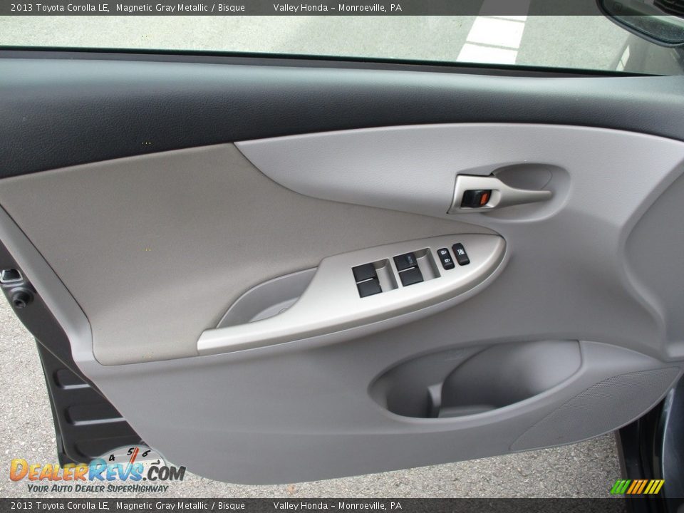 2013 Toyota Corolla LE Magnetic Gray Metallic / Bisque Photo #10