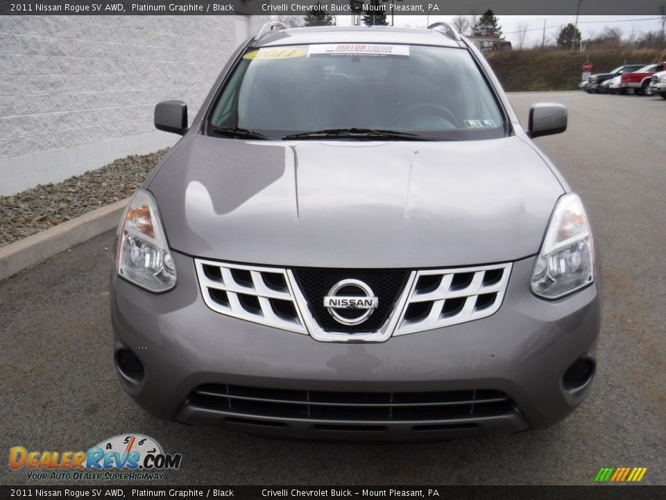 2011 Nissan Rogue SV AWD Platinum Graphite / Black Photo #5