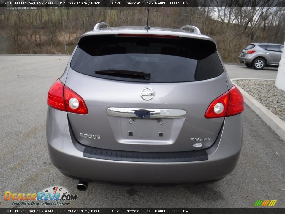 2011 Nissan Rogue SV AWD Platinum Graphite / Black Photo #9