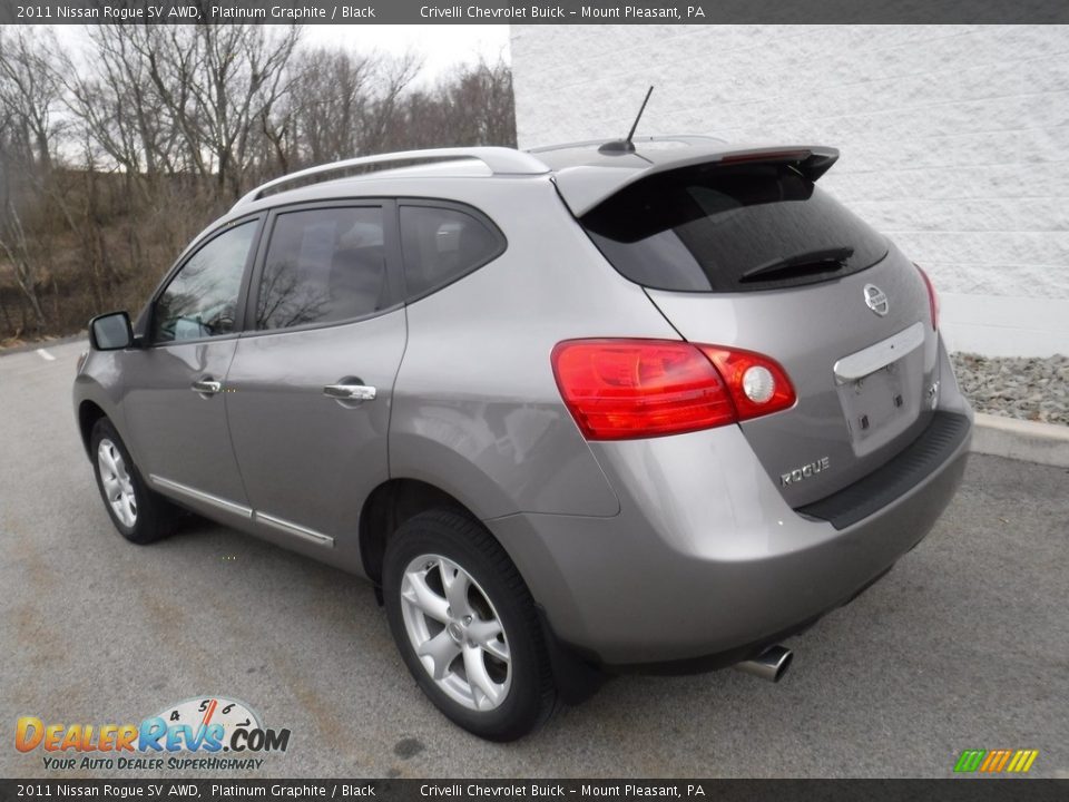 2011 Nissan Rogue SV AWD Platinum Graphite / Black Photo #11
