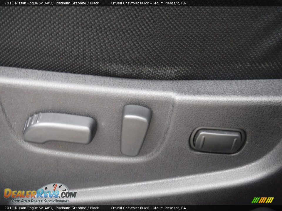 2011 Nissan Rogue SV AWD Platinum Graphite / Black Photo #18