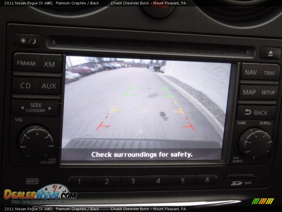 2011 Nissan Rogue SV AWD Platinum Graphite / Black Photo #21