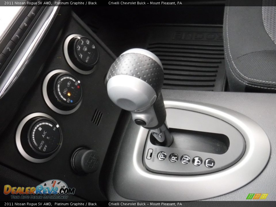 2011 Nissan Rogue SV AWD Platinum Graphite / Black Photo #22