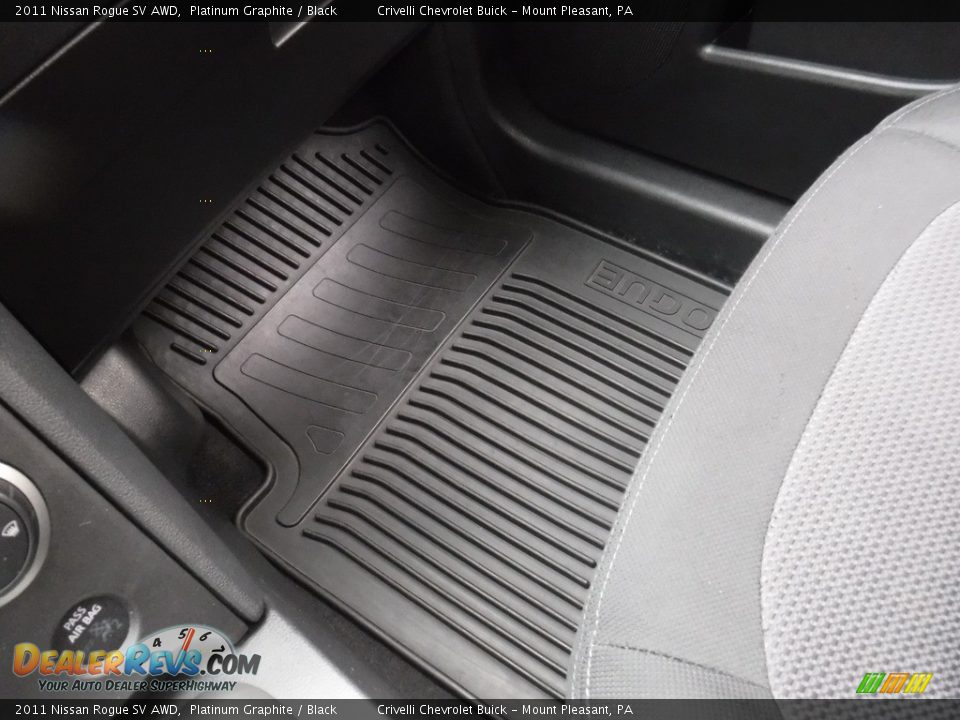 2011 Nissan Rogue SV AWD Platinum Graphite / Black Photo #23