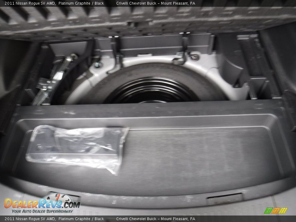 2011 Nissan Rogue SV AWD Platinum Graphite / Black Photo #29