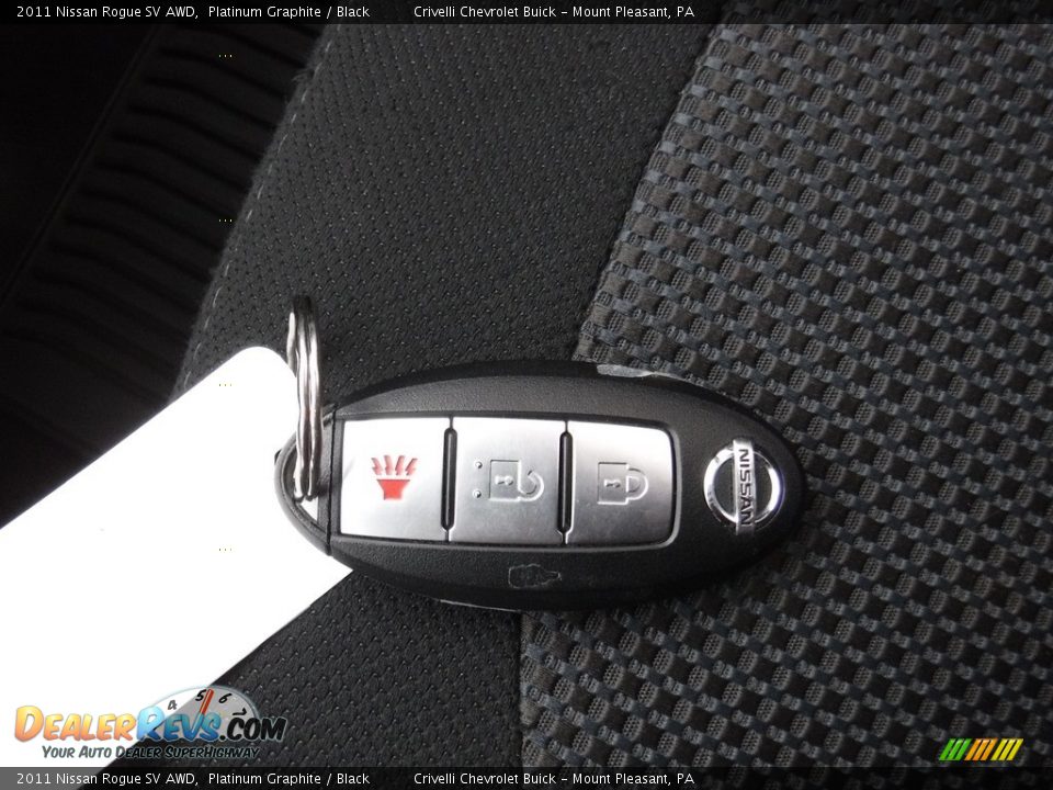2011 Nissan Rogue SV AWD Platinum Graphite / Black Photo #30