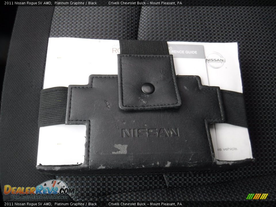 2011 Nissan Rogue SV AWD Platinum Graphite / Black Photo #31