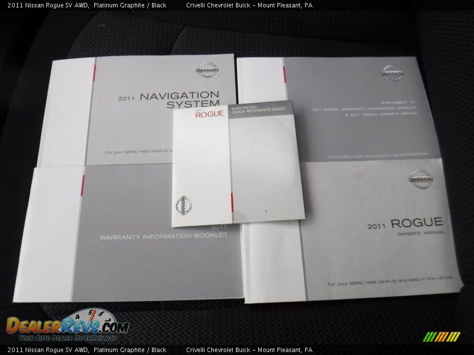 2011 Nissan Rogue SV AWD Platinum Graphite / Black Photo #32