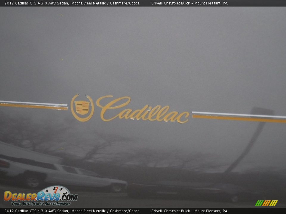 2012 Cadillac CTS 4 3.0 AWD Sedan Mocha Steel Metallic / Cashmere/Cocoa Photo #11