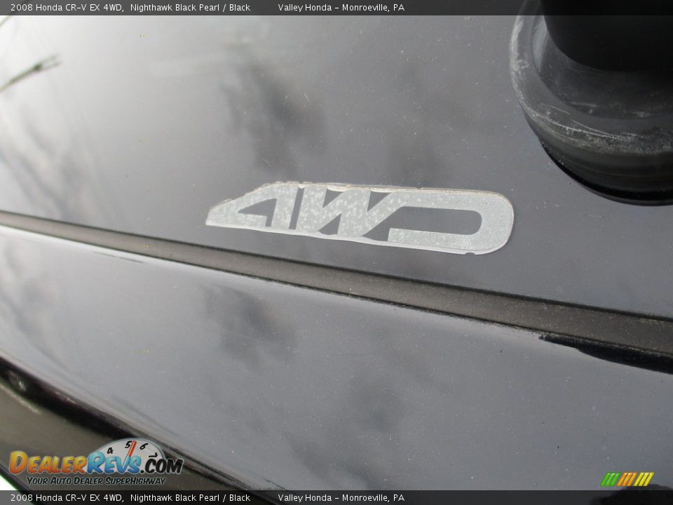2008 Honda CR-V EX 4WD Nighthawk Black Pearl / Black Photo #6