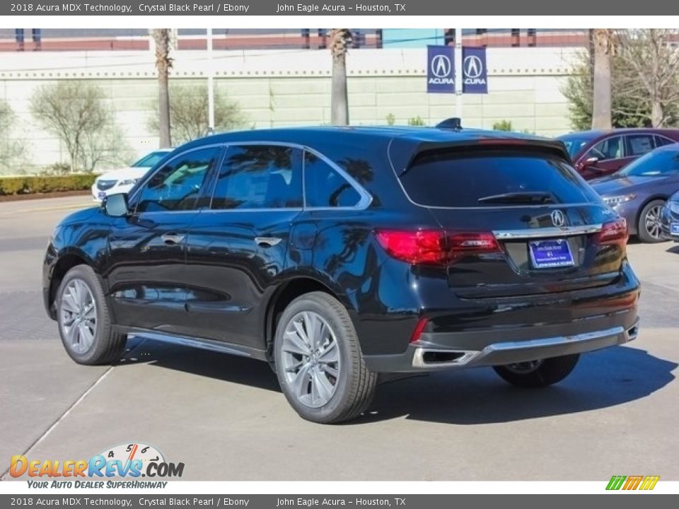 2018 Acura MDX Technology Crystal Black Pearl / Ebony Photo #5