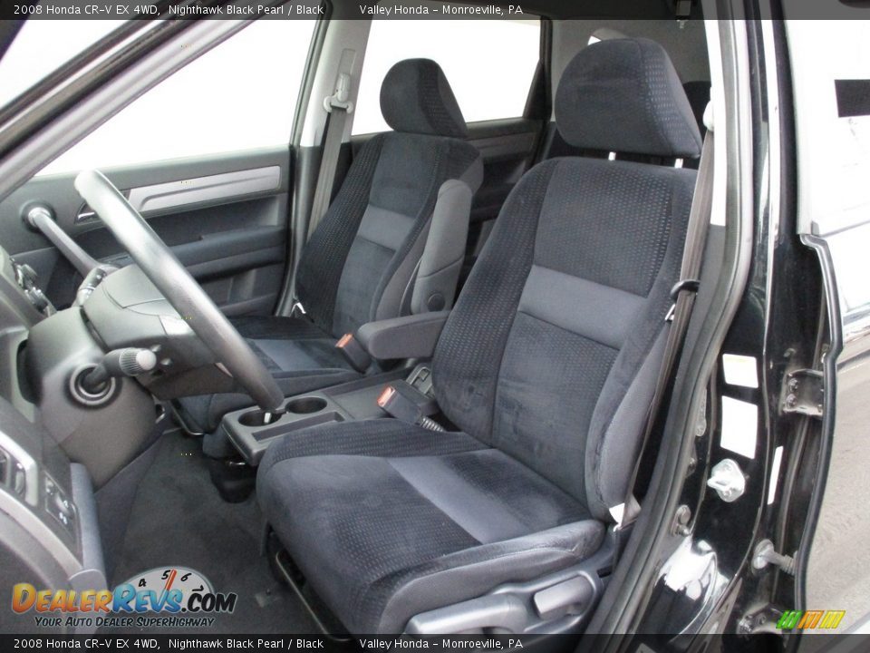 2008 Honda CR-V EX 4WD Nighthawk Black Pearl / Black Photo #13