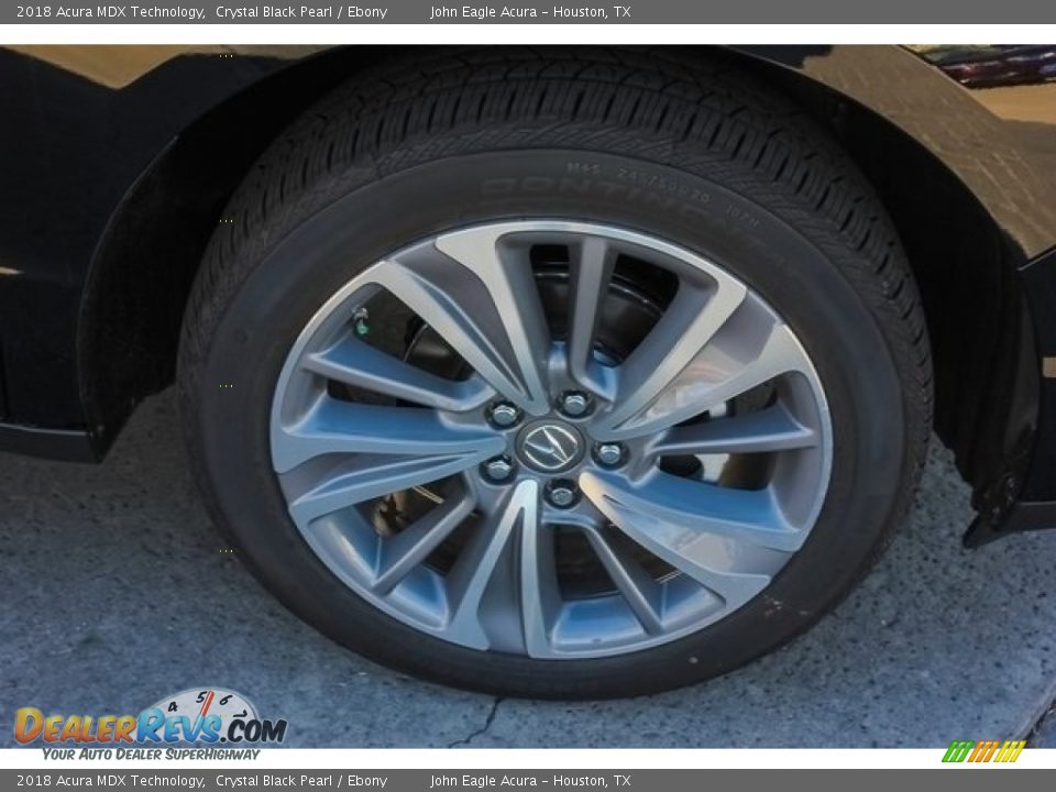 2018 Acura MDX Technology Crystal Black Pearl / Ebony Photo #11