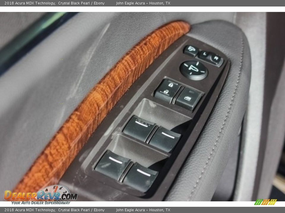 2018 Acura MDX Technology Crystal Black Pearl / Ebony Photo #13