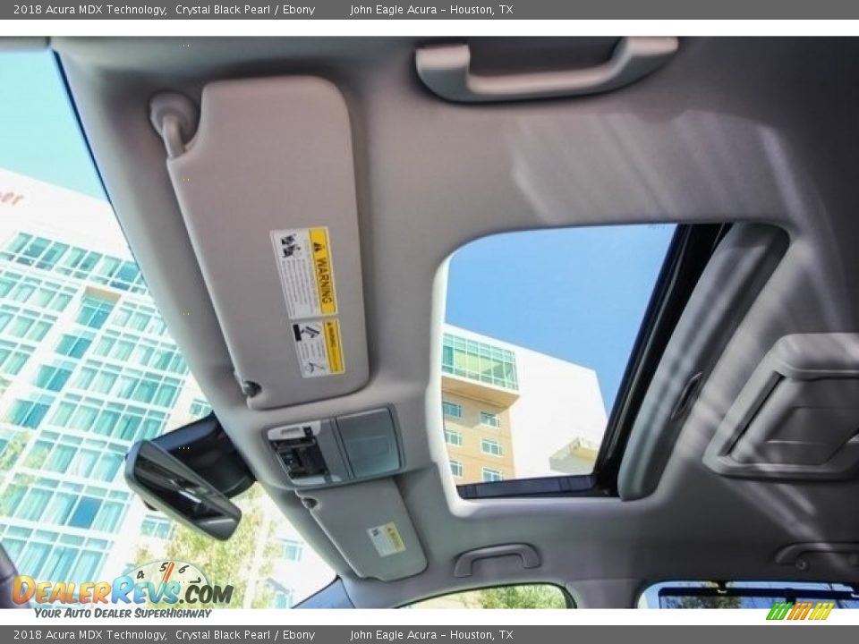 2018 Acura MDX Technology Crystal Black Pearl / Ebony Photo #15
