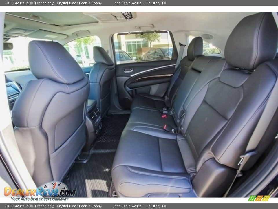 2018 Acura MDX Technology Crystal Black Pearl / Ebony Photo #18
