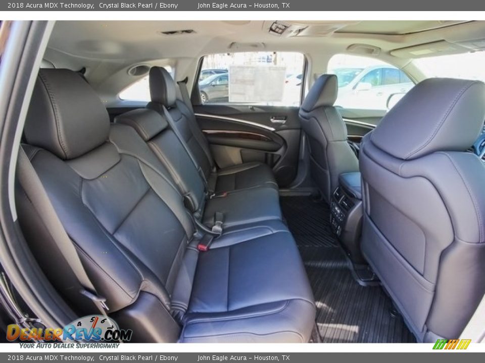 2018 Acura MDX Technology Crystal Black Pearl / Ebony Photo #22