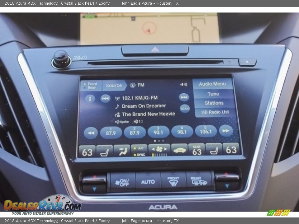 2018 Acura MDX Technology Crystal Black Pearl / Ebony Photo #32